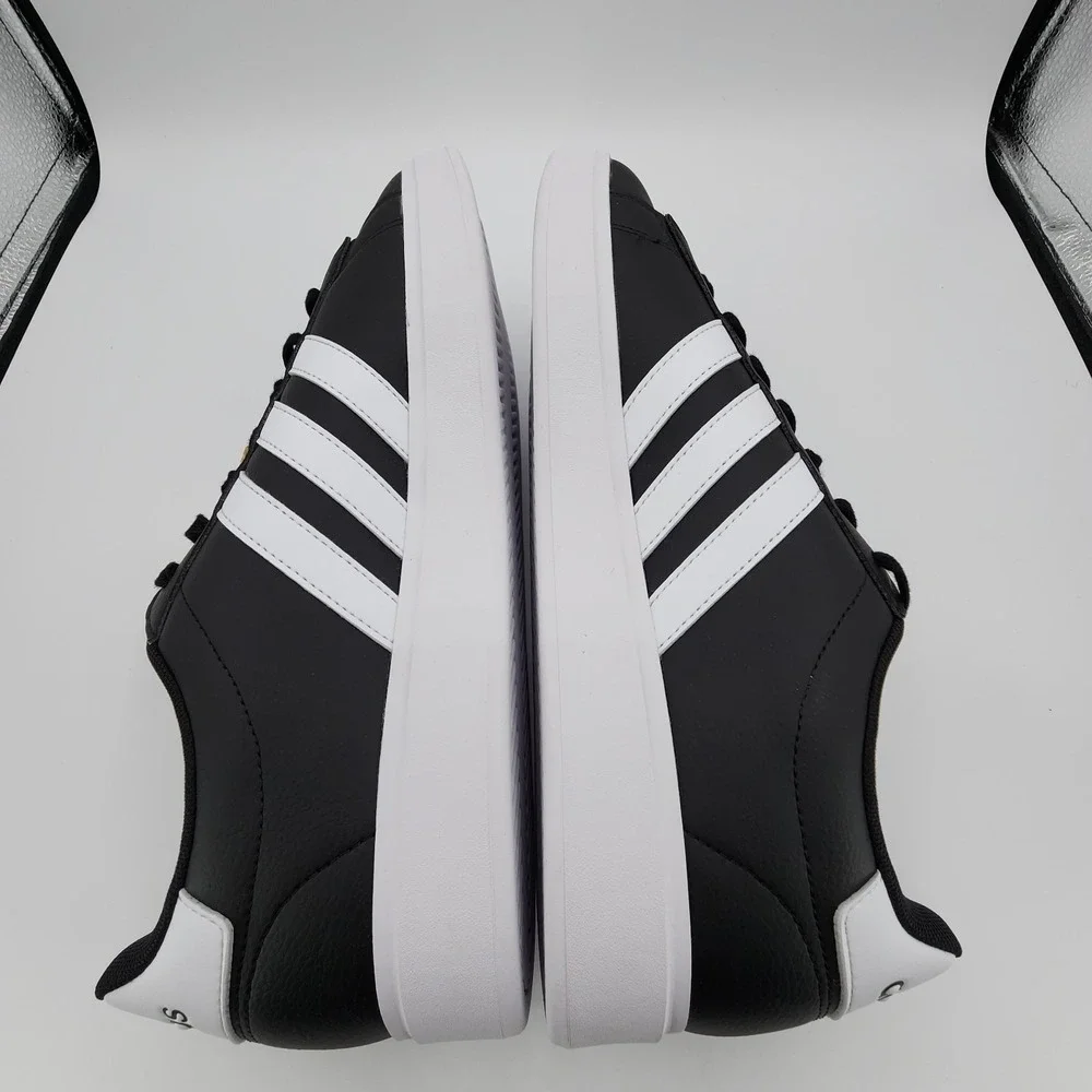Adidas Grand Court 2.0 Shoes Mens 12 Core‎ Black Cloud White Sneaker NEW in Box